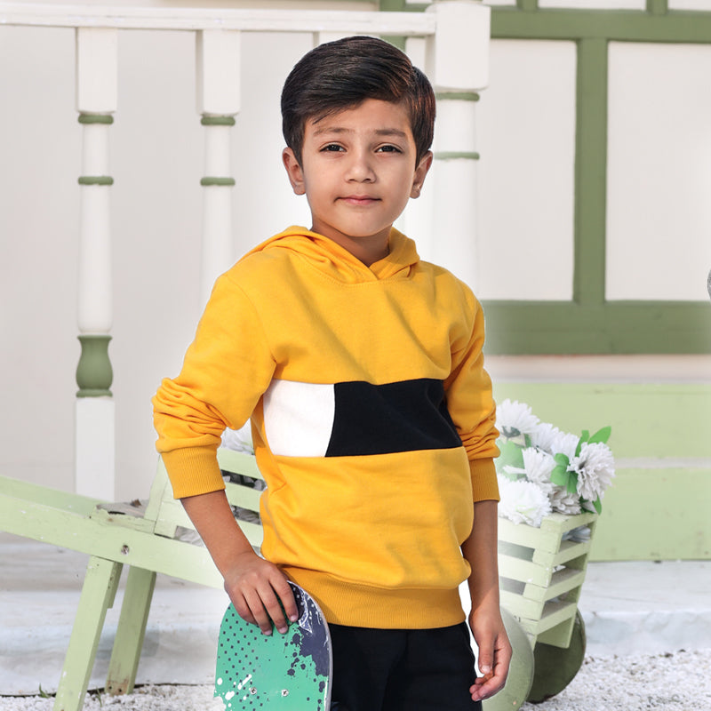 Baby Boys Yellow Tracksuit