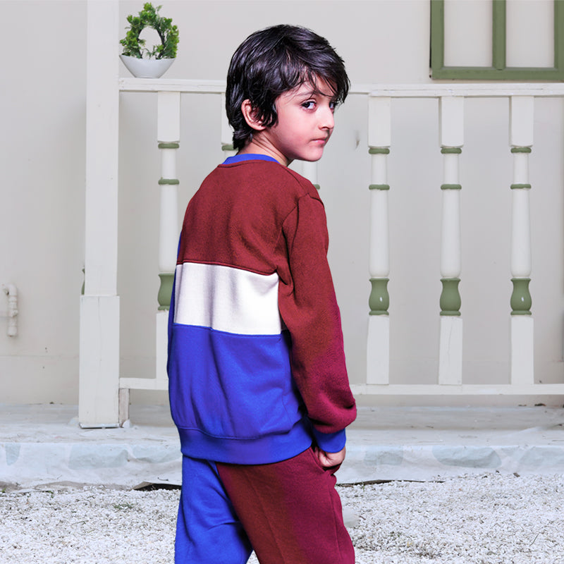 Boys Cut n Sew Tracksuit