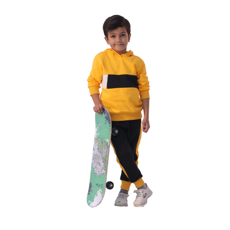 Baby Boys Yellow Tracksuit